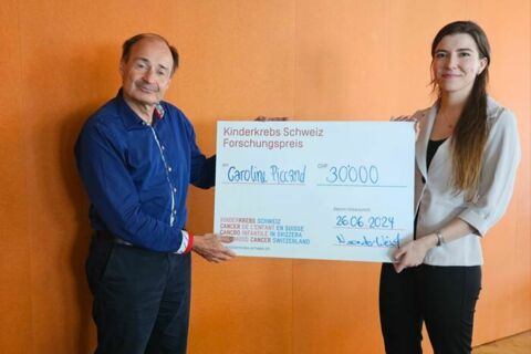 Cancro Infantile in Svizzera consegna il premio di sponsorizzazione